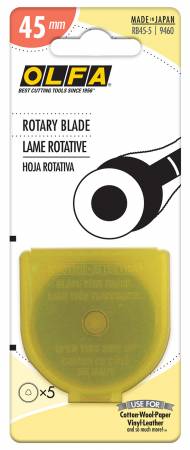 OLFA: Replacement Rotary Blades-45MM (5 Pack)