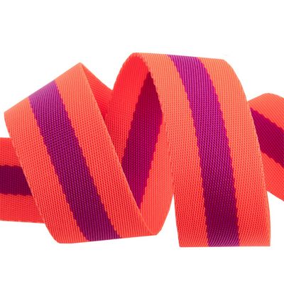 Tula Pink Webbing: 1.5 in- Grape Punch