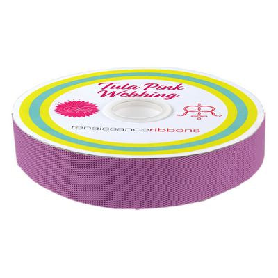 Tula Pink Webbing: 1 in- Mystic Purple
