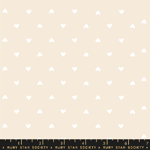 Ruby Star Society JUICY: Hearts-Shell (1/4 Yard)