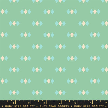 Ruby Star Society JUICY: Diamonds-Moss (1/4 Yard)