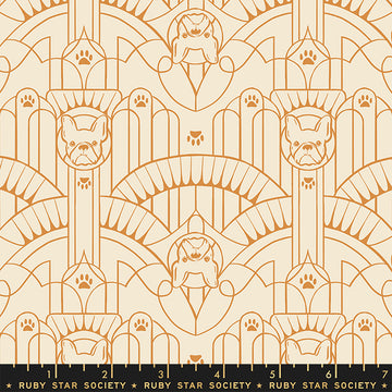 Ruby Star Society DOG PARK: Deco Pup-Shell (1/4 Yard)