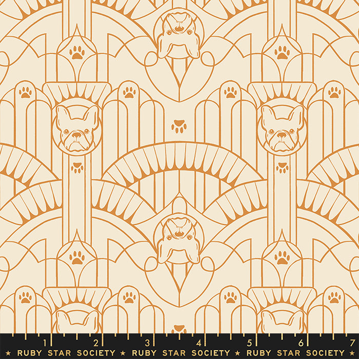 Ruby Star Society DOG PARK: Deco Pup-Shell (1/4 Yard)