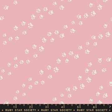 Ruby Star Society DOG PARK: Wander Paw-Lavender (1/4 Yard)