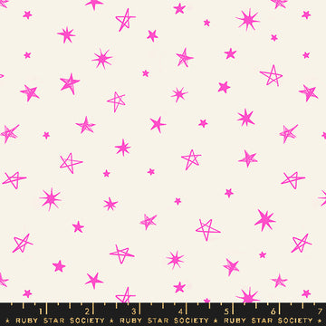 Ruby Star Society TEDDY AND THE BEARS: Rockstar-Glow Rose (1/4 Yard)