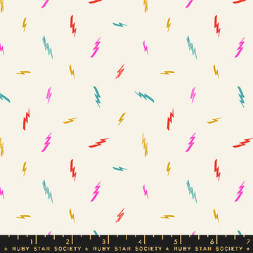 Ruby Star Society TEDDY AND THE BEARS: Electric-Multi (1/4 Yard)