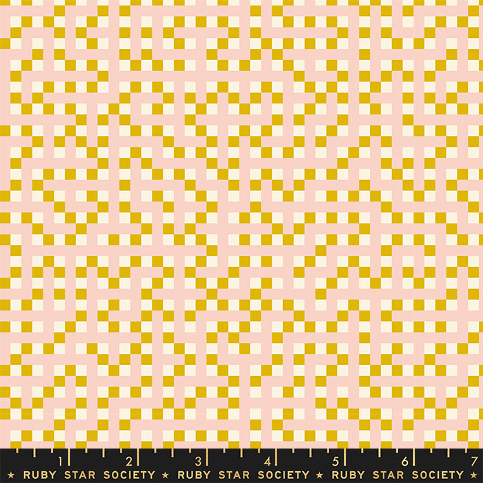 Ruby Star Society PICTURE BOOK: Maze-Goldenrod (1/4 Yard)