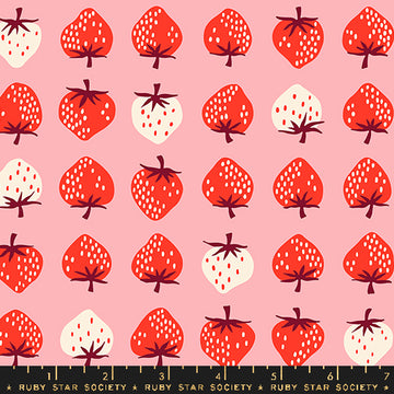 Ruby Star Society STRAWBERRY: Strawberry-Balmy (1/4 Yard)