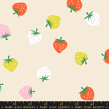 Ruby Star Society STRAWBERRY: Strawberry Toss-Shell (1/4 Yard)