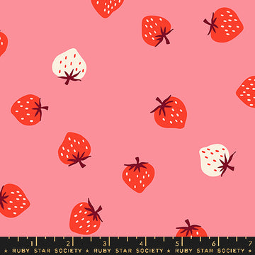 Ruby Star Society STRAWBERRY: Strawberry Toss-Sorbet (1/4 Yard)
