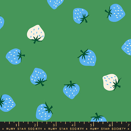 Ruby Star Society STRAWBERRY: Strawberry Toss-Broccolini (1/4 Yard)