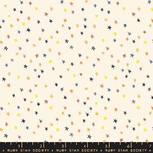 Ruby Star Society GOOD SPIRITS: Mini Starry-Halloween Rainbow (1/4 Yard)