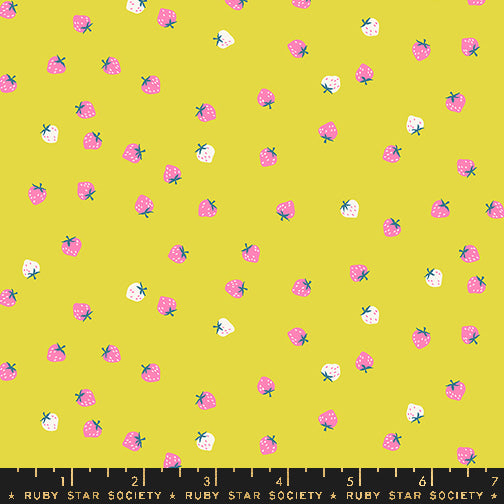 Ruby Star Society STRAWBERRY: Mini Berry-Citron (1/4 Yard)