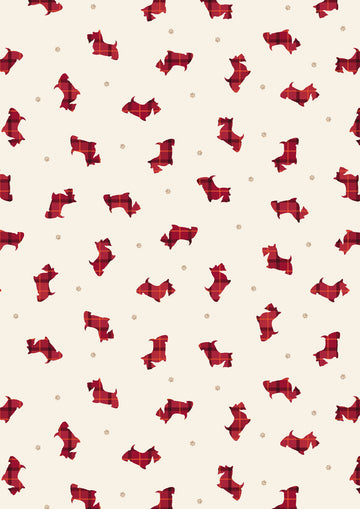 Small Things…Celtic Inspired: Scottie dog on cream
