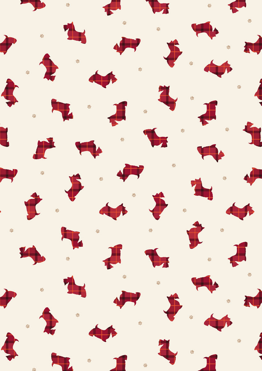 Small Things…Celtic Inspired: Scottie dog on cream