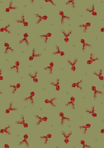 Small Things…Celtic Inspired: Stag on green