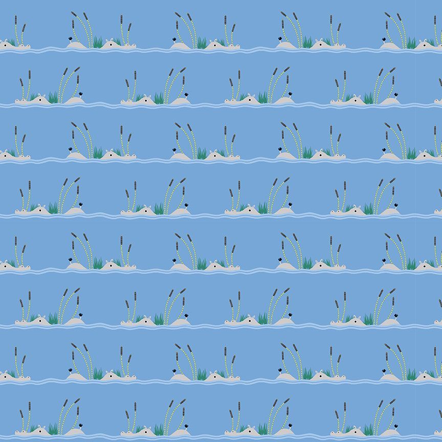 ALPHABET SOUP: Hipppos-Dresden (1/4 Yard)