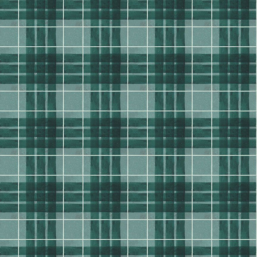 BABY, IT'S COLD OUTSIDE: Tartan-Spruce (1/4 Yard)