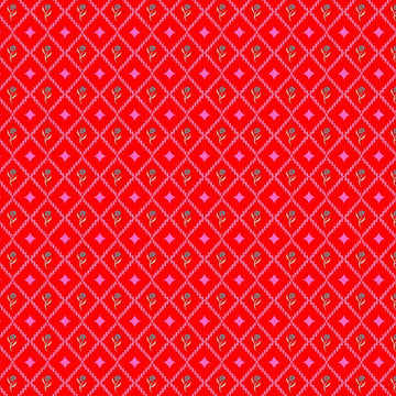 SPRINGTIME IN PARIS: Les Fleurs-Rose (1/4 Yard)