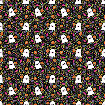 Bootiful: Boo- Ink (1/4 Yard)