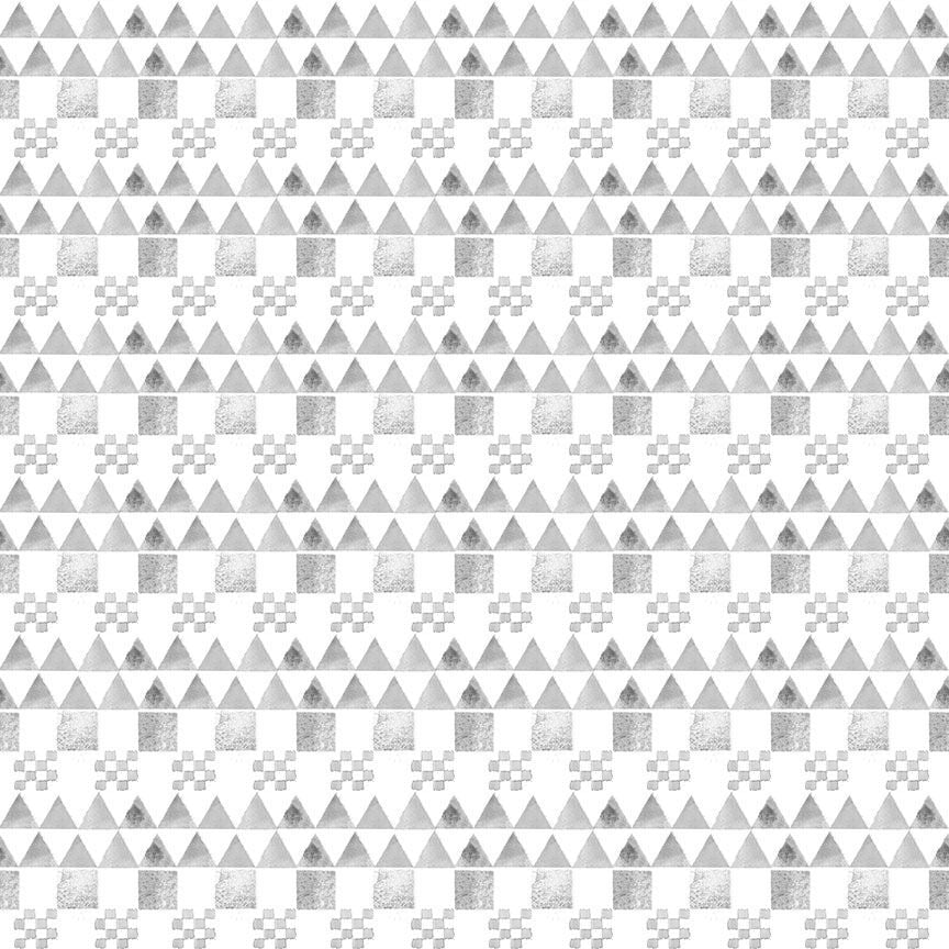 QUIET RIOT: Peaks-White (1/4 Yard)