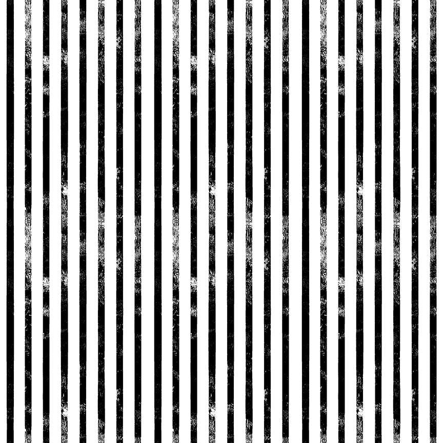 QUIET RIOT: Weathered Stripe-White (1/4 Yard)