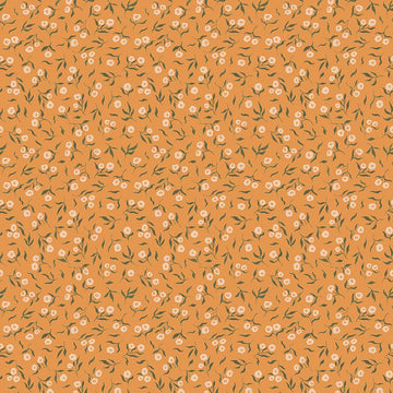 Bookish: Ditsy- Mustard (1/4 Yard)