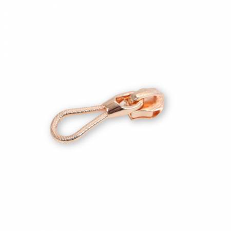 Nautical Zipper Pull- Rose Gold