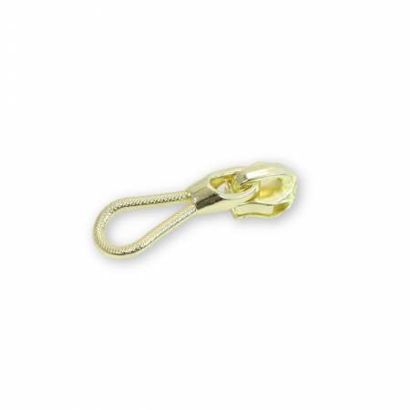 Nautical Zipper Pull- Gold