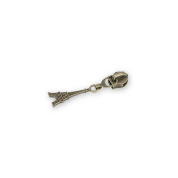 Sallie Tomato: Eiffel Tower Zipper Pull- Antique