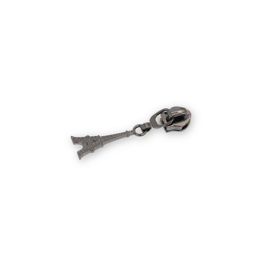 Eiffel Tower Zipper Pull- Gunmetal