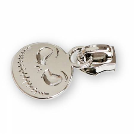 Sallie Tomato: Pumpkin Skeleton Zipper Pull-Nickel