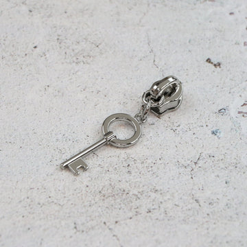 Key Zipper Pull- Nickel