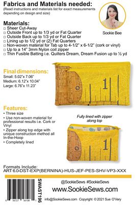 Sookie Sews: Tape Measure Clutch