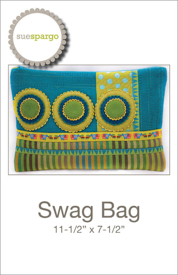 SUE SPARGO: Swag Bag Zippered Pouch Pattern