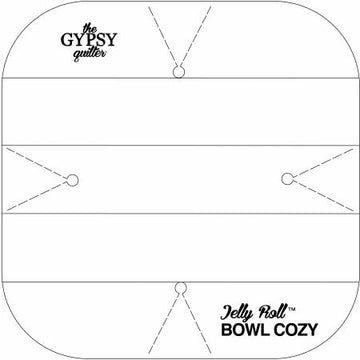 Gypsy Quilter: Jelly Roll Bowl Cozy Template