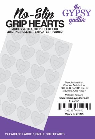 Gypsy Quilter: Stuck On You Grip Hearts
