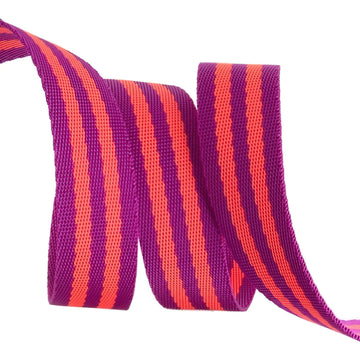 Tula Pink: Striped-Watermelon and Plum 1