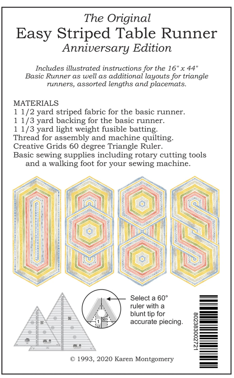 THE QUILT COMPANY: Easy Striped Table Runner