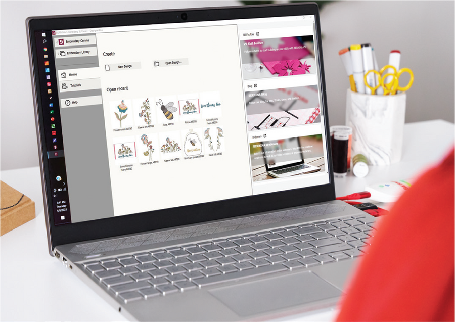 Time for Nine: Virtual BERNINA Embroidery Software Training 2025 Winter/Spring Session