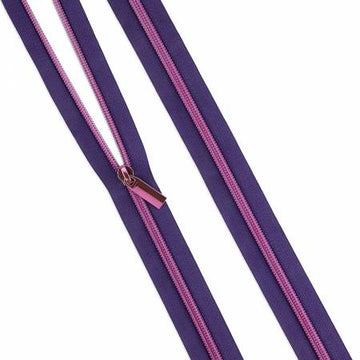 Tula Pink: #5 Nylon Coil Zipper 3yds-Moonflower