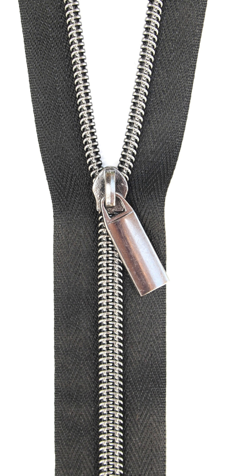 Sallie Tomato: #5 Zippers by the Yard-Black/Gunmetal
