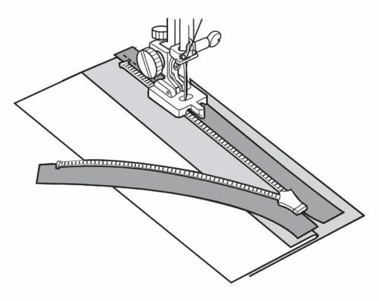 Invisible Zipper Foot: b77/b79