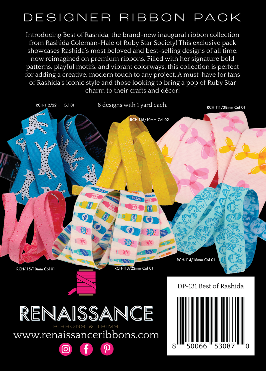 Ruby Star Society: Best of RASHIDA COLEMAN HALE-Designer Ribbon Pack