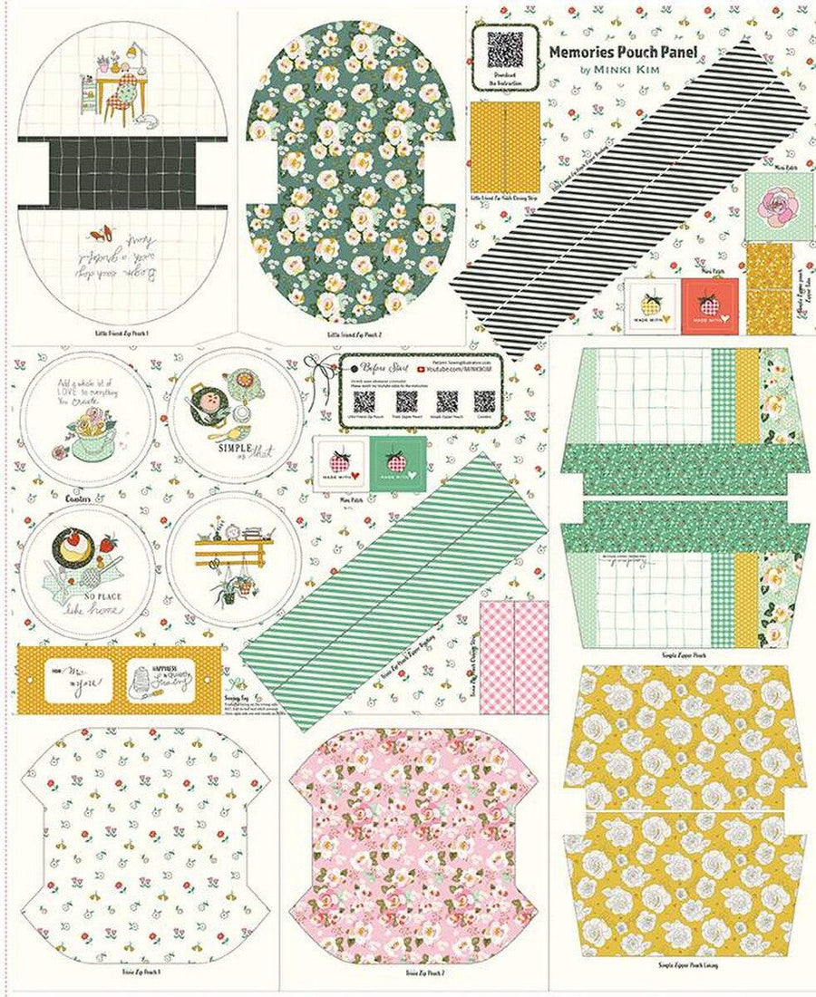 MINKI KIM: Memories Zipper Pouch Panel