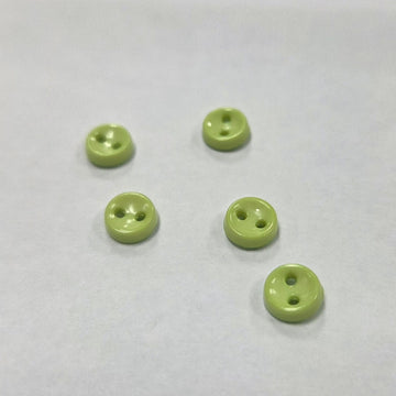 Doll Button: 7mm-Lime