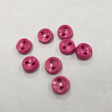 Doll Button: 7mm-Magenta
