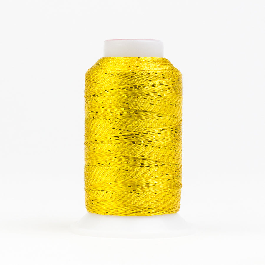 GLAMORE: 12wt Rayon Metallic 300yds-Sunny Yellow 2118