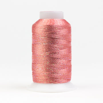 GLAMORE: 12wt Rayon Metallic 300yds-Prawn 1127