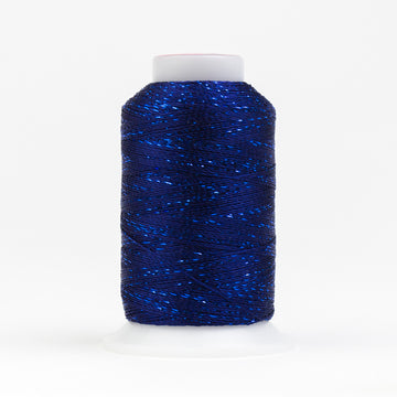 GLAMORE: 12wt Rayon Metallic 300yds-Dark Blue 50